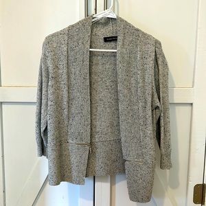 Gray cardigan
